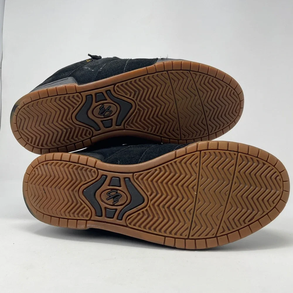 VTG es Eric Koston Skate Shoes Black Gum EK-01 Iconic 2003 Sz 12‎ Y2K Retro Read